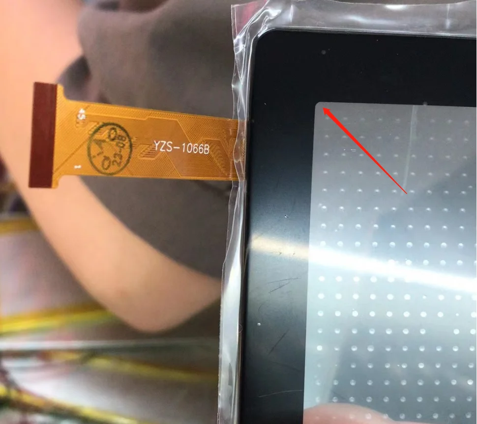 Nuovo Originale 10.1 Pollici 2.5D Touch Yzs-1066B Tablet Touch Screen Digitizer Sensor Glass Panel Moderness