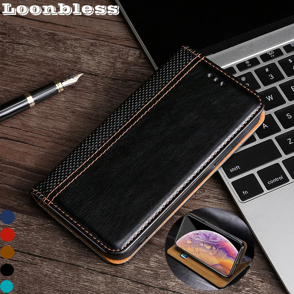 Anti-Theft Leather Flip Phone Case and Protective Cover