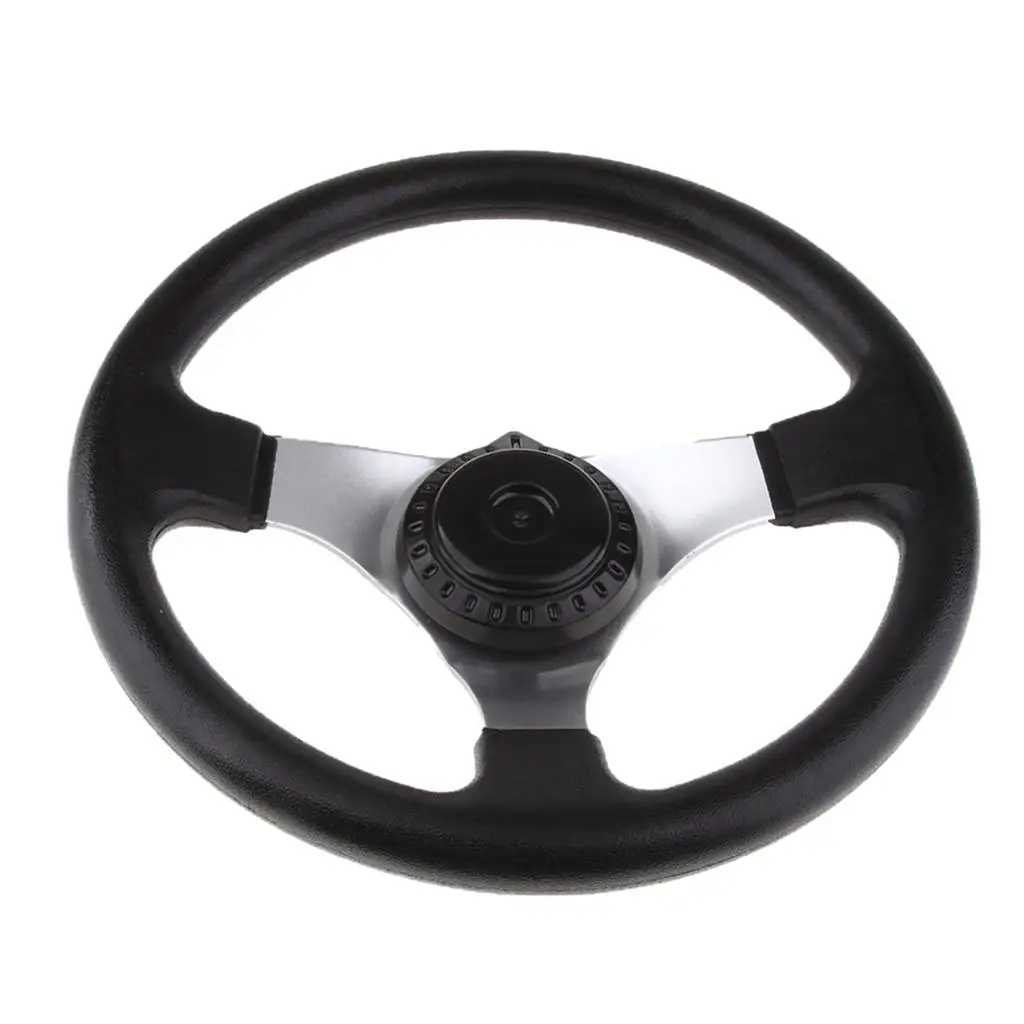 3-spoke Boat Steering Wheel Steering Wheel Center Hole: 18 Mm Spoke Boat