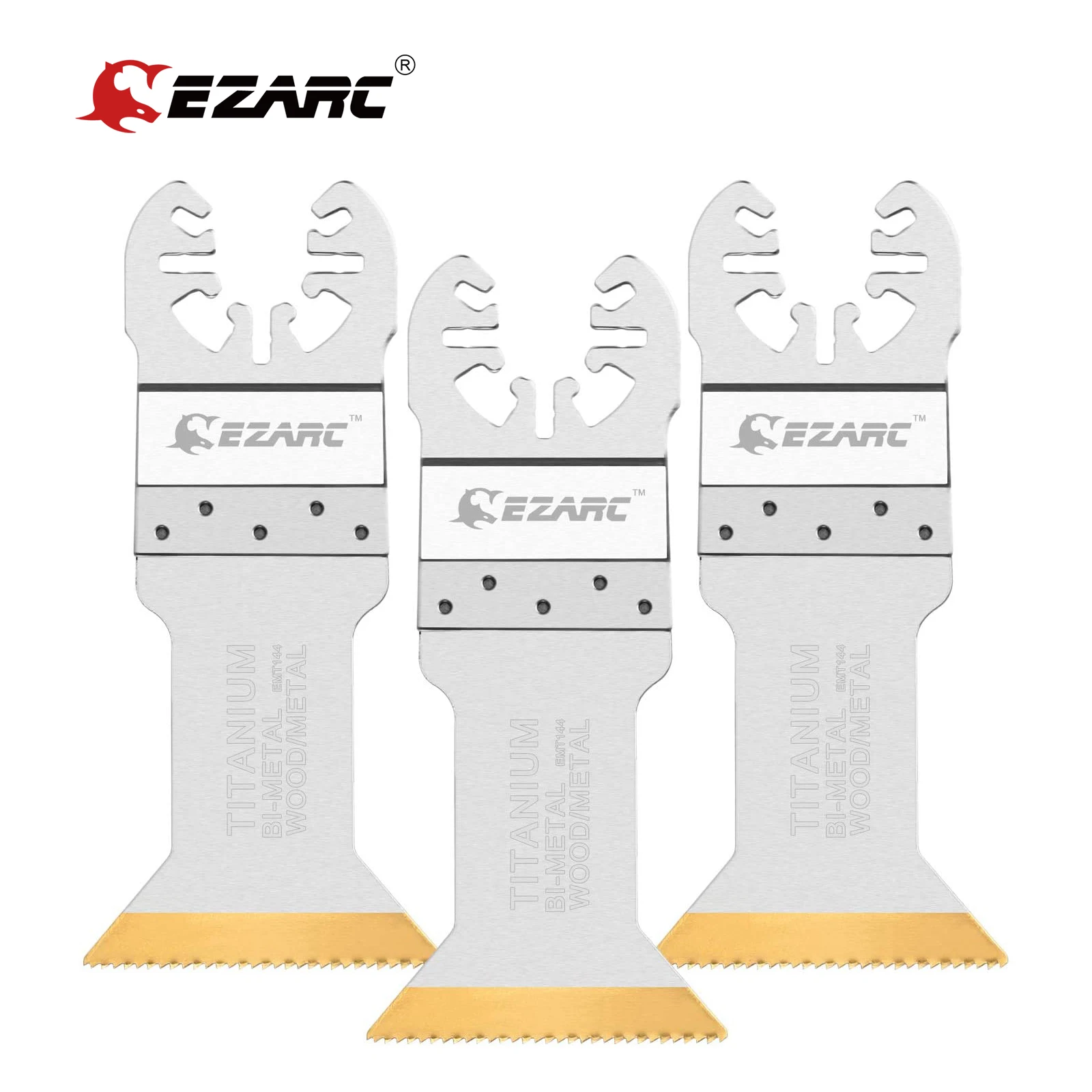 3/6PCS 티타늄 진동 Multitool 블레이드 여분의 전원 컷 톱날 고속 절단 목재, 금속 및 경질 재료