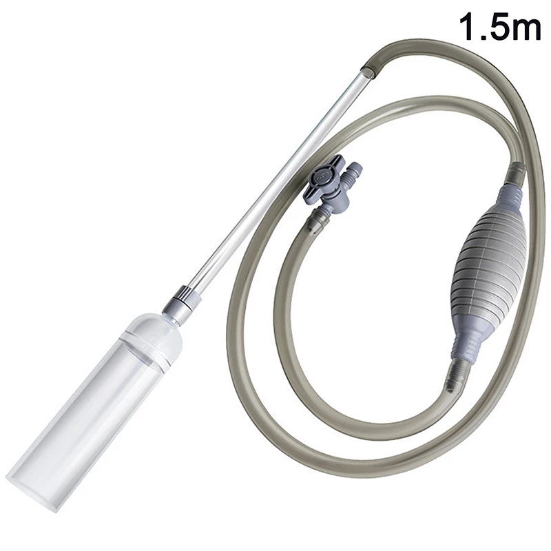 1.5m Easy to operate Aquarium Clean Fish Tank Vacuum Siphon Pump Fish