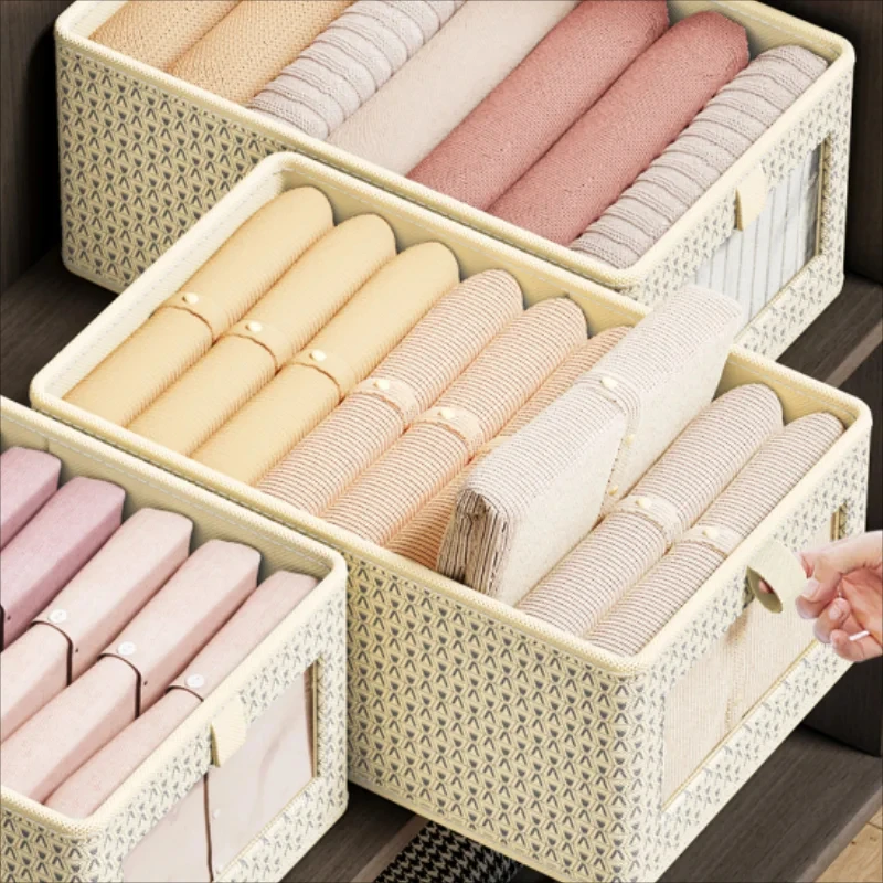 폴드 의류 정리함 보관함, 청바지 바지 의류, 정리정돈 옷장, 침실 캐비닛 정리함, M/L