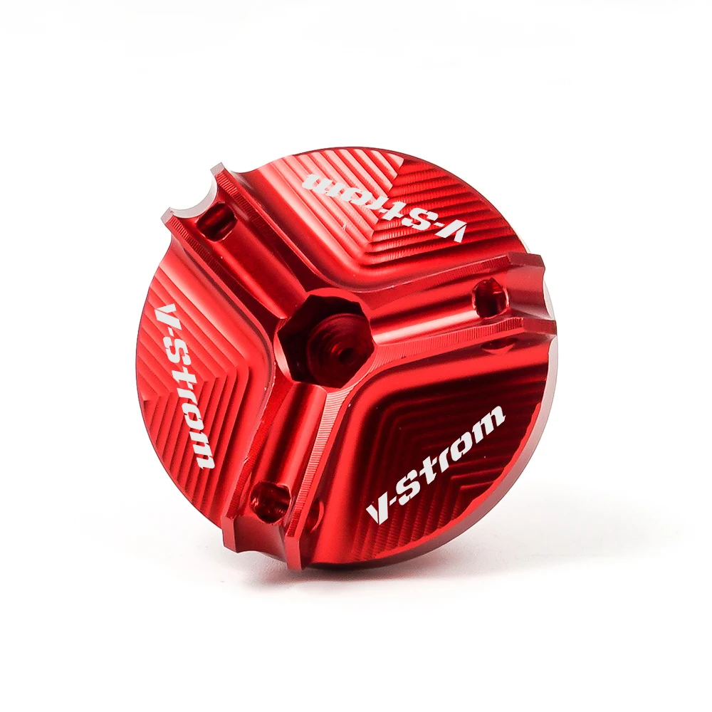 스즈키 V-Strom 250 650 1000 용 오일 필러 캡, Vstrom DL 650 650/XT 1000/XT 액세서리 엔진 오일 드레인 플러그 섬프 너트 컵 커버