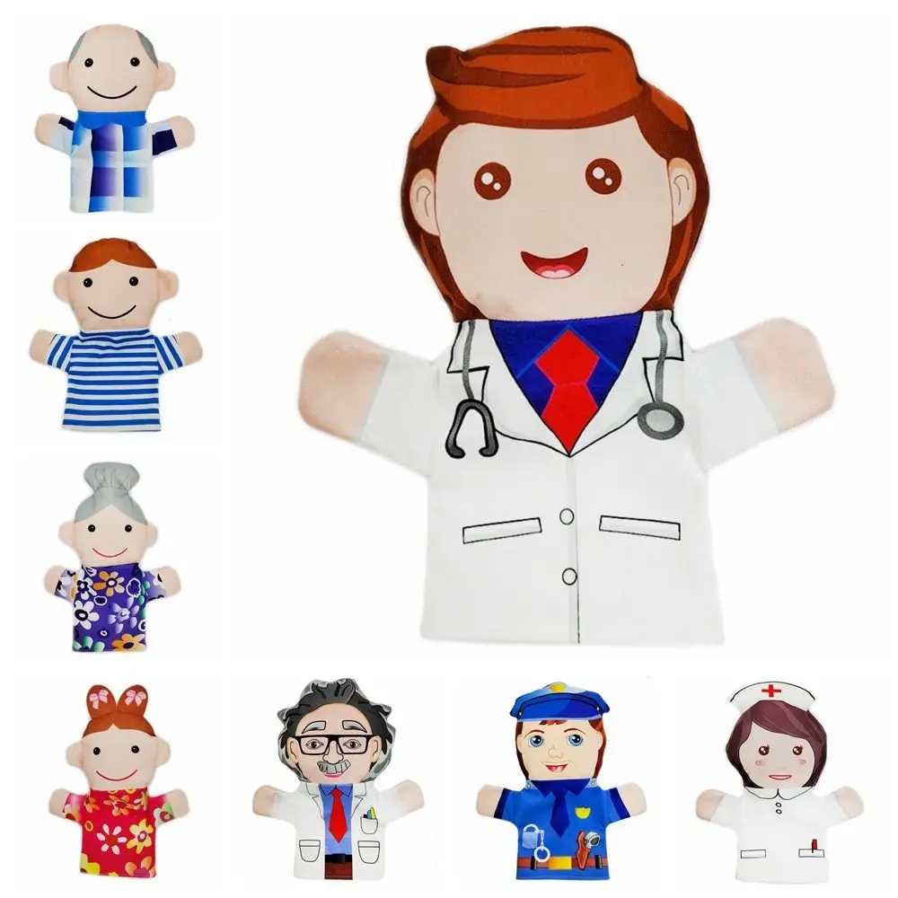 Family Members Hand Puppets For Family Members Plush Toy 12 Types Family Members Hand Puppets Stuffed Toy Cloth