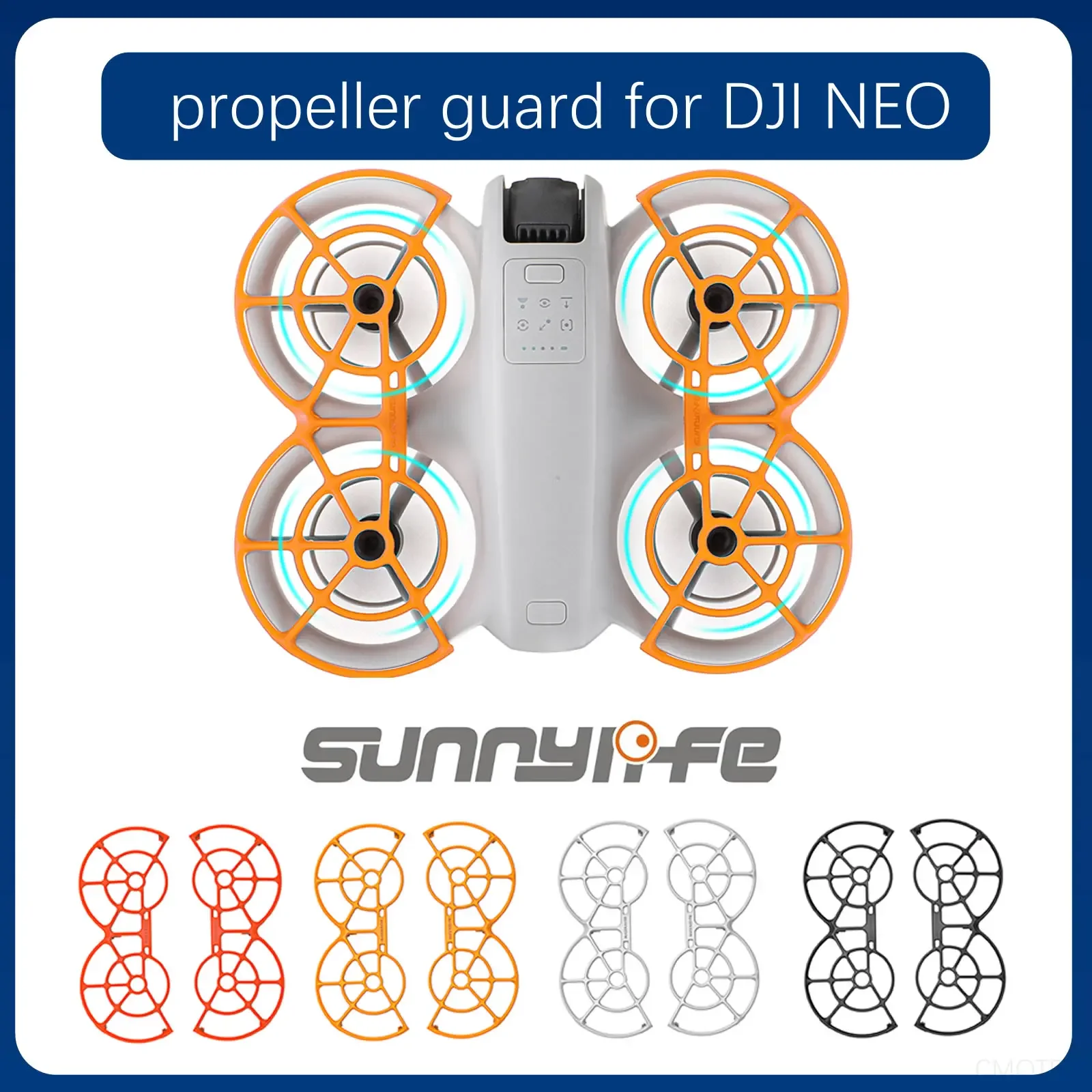 Propeller Guard Cage for DJI NEO Quick Release Propeller Guard Arms Anti-collision Ring Props Protector Cover Accessories