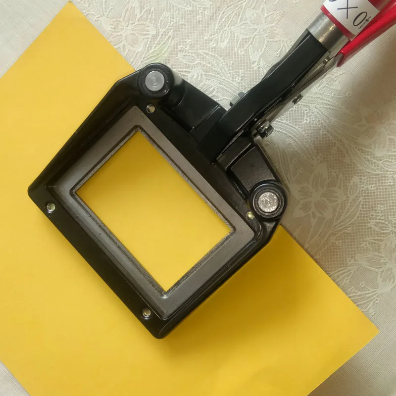 Inch / / ID Driving Licence Handheld Photo Cutter Die Cutter Punch Home  Photo Studio Using Photo Cutter Tool - Square Corner 