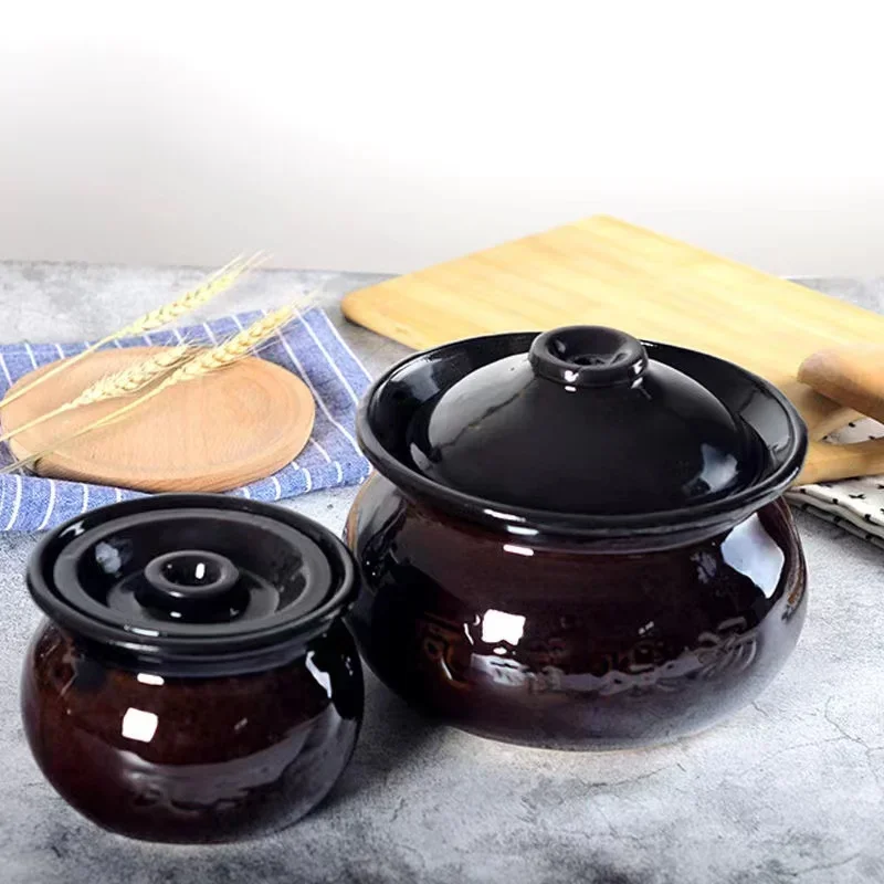 250ml 300ml 500ml 800ml casserole soup clay stew pots rice noodle porridge milk cooking pot pottery pot kitchen gadgets