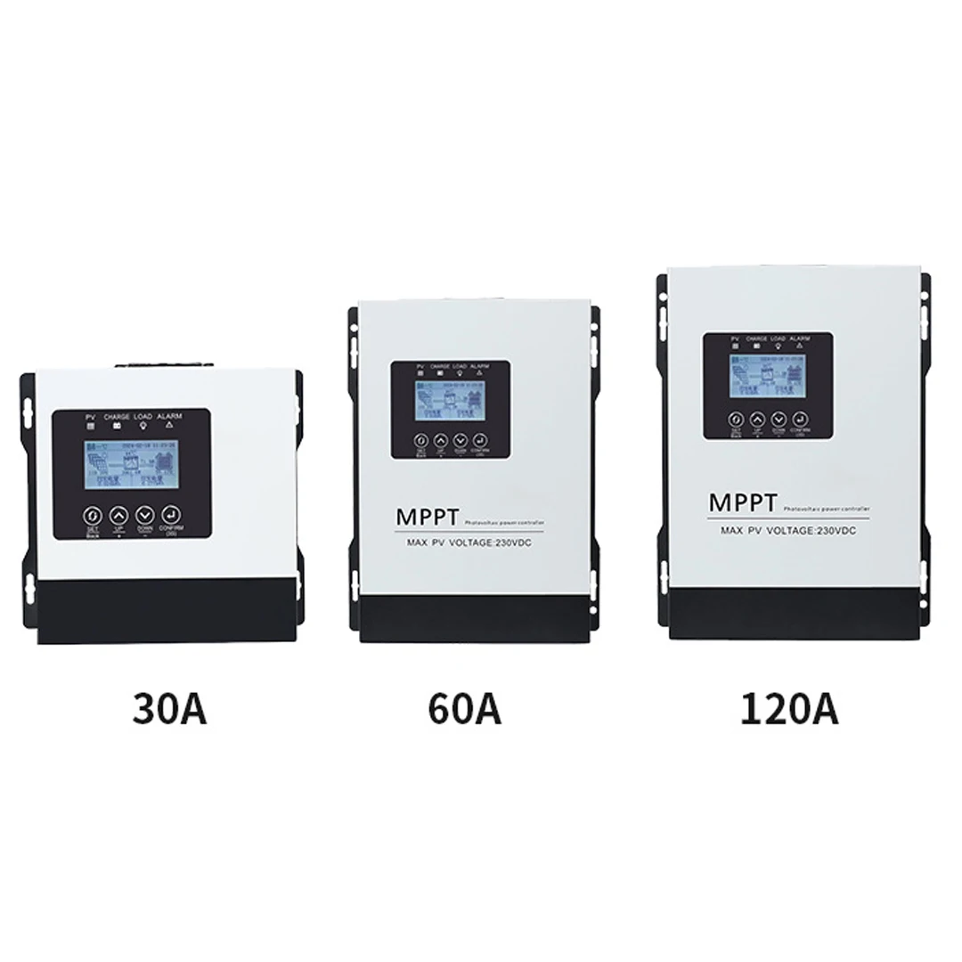 MPPT Solar Controller 30A 60A 120A Automatically Detects Battery Photovoltaic Po