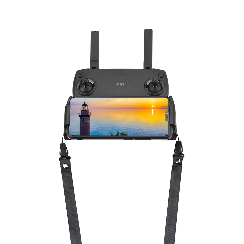 Remote Control Extend Bracket Phone Clip Mount Neck Lanyard Strap for DJI Mavic Mini Mavic 2 Pro Zoom Pro 1 Air Spark