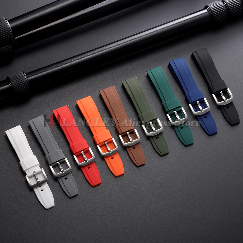 Universal Quick Release Waterproof Silicone Sport Watch Band