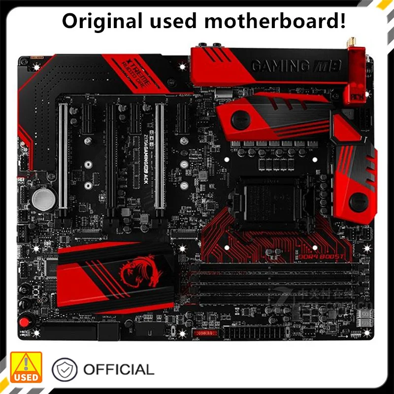 Per Z170A Gaming M9 Ack Originale Usato Desktop Intel Z170 64Gb Ddr4 Scheda Madre Lga 1151 I7/I5/I3 Usb3.0 Sata3