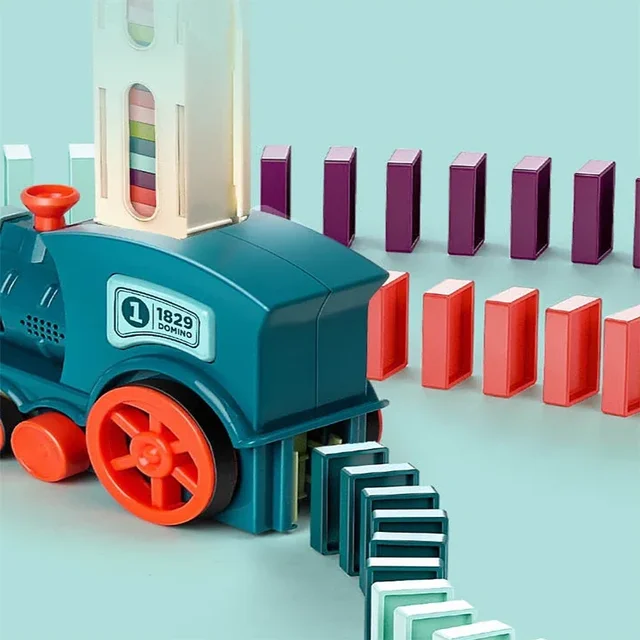 SoundLight Domino Train Set AutoPlacing Design Educational Track Toy STEM Gift for 5-12 Year Olds 6