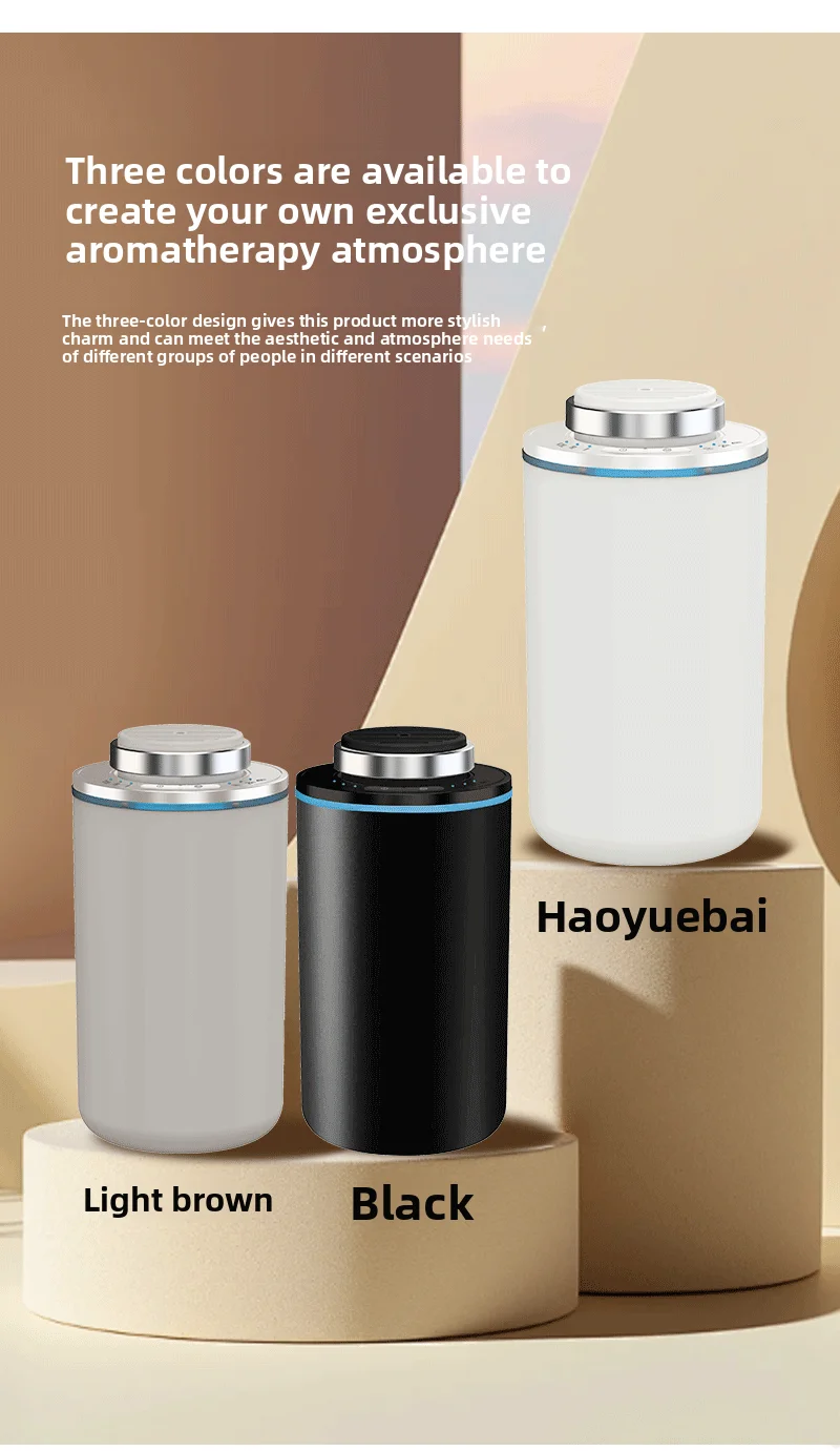 2026 미니 무수분 자동차 아로마 디퓨저 USB 충전식 휴대용 향기 분사기 (침실, 화장실, 스파용)