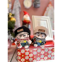 Baby clothes 10cm cotton doll clothes black and white forest set original attribute free handsome doll dressing 2