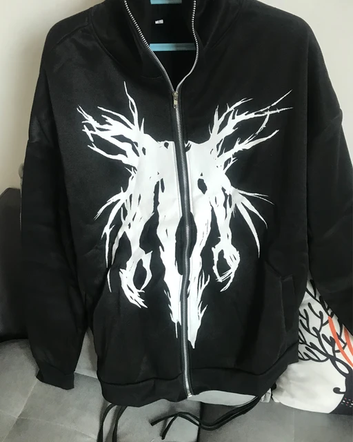 Unisex Anime Hoodie Cosplay Costume – Black 3D Printed Pullover Hooded Sweatshirt For Men & Women