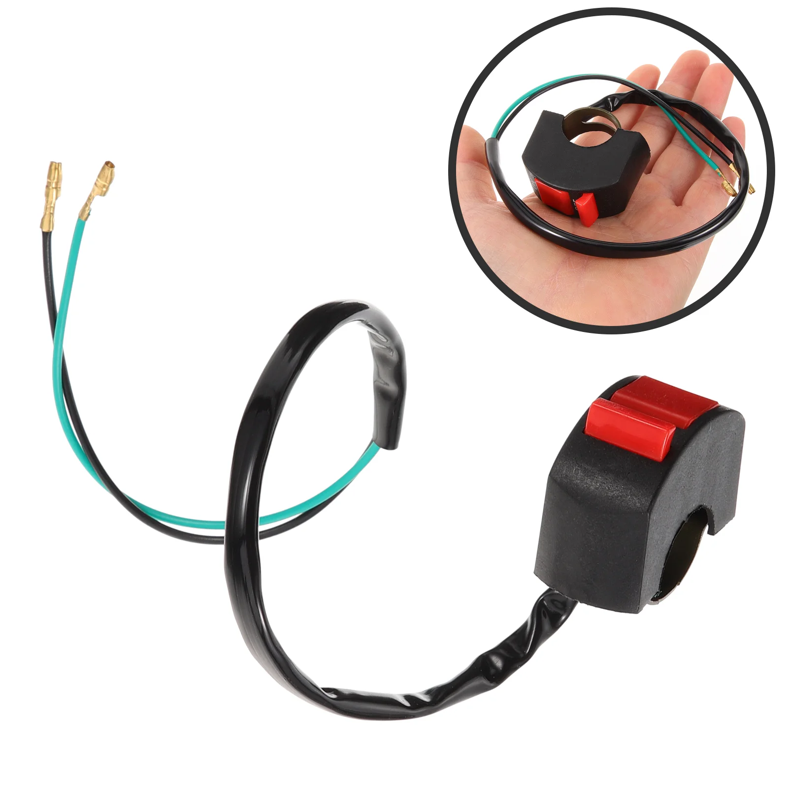 

Motorcycle LED Headlight Motorbike On and Off Motorcycle Handlebar Accessory