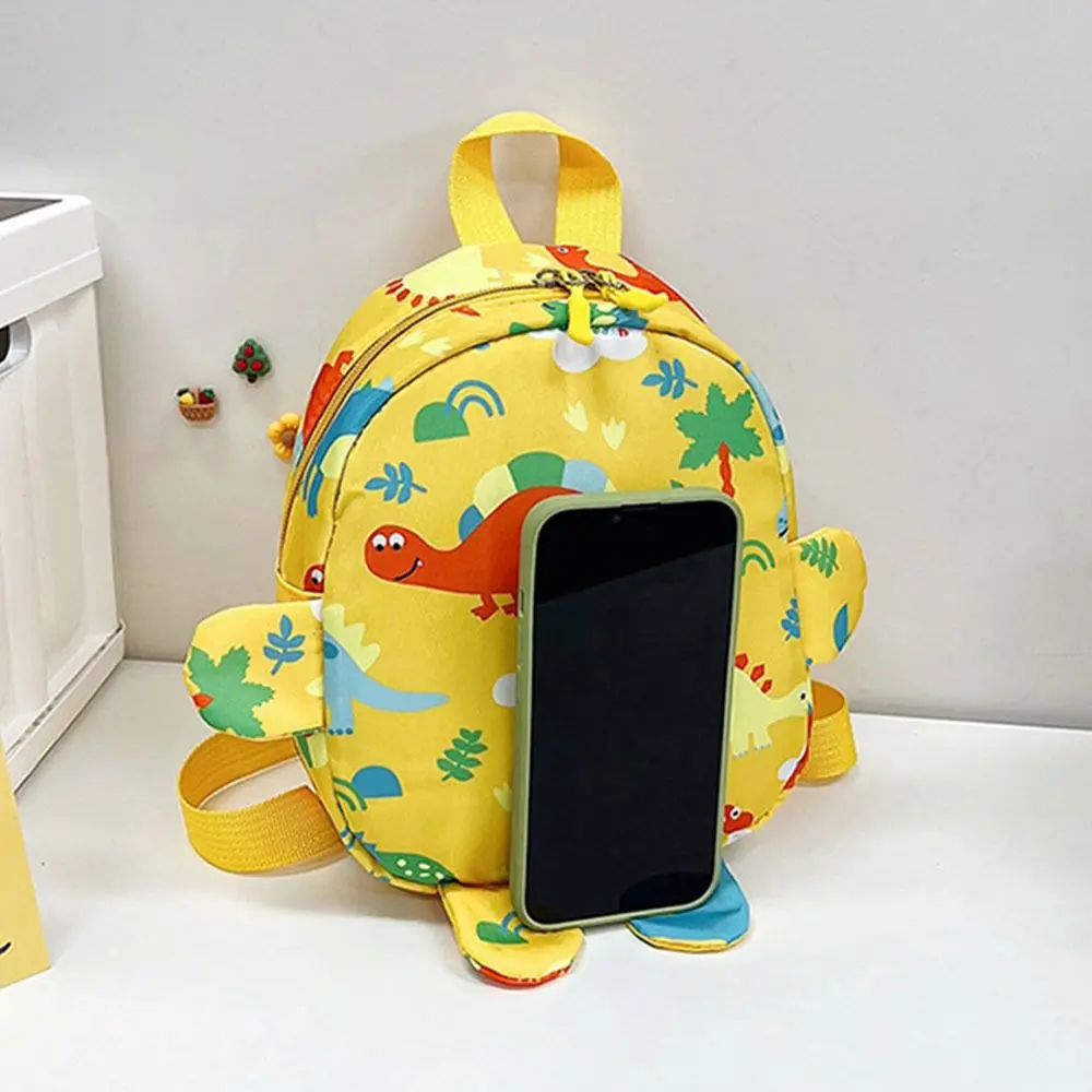 Nylon Cartoon Dinosaur Backpack for Kids