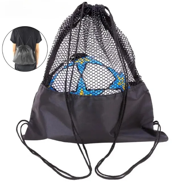 Sports Ball Storage Backpack - Heavy Duty Mesh Bag Vent Panels for Basketball/Soccer, Portable Carry Bag w/Shoulder Strap 2