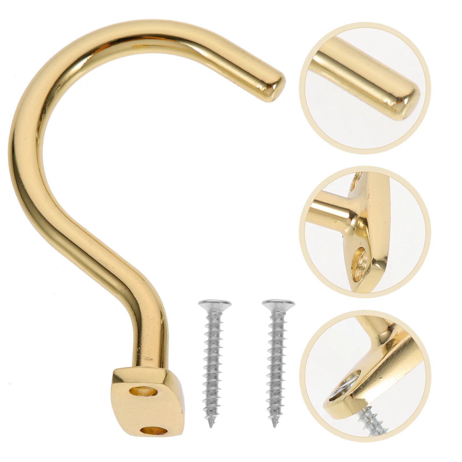 

Gold Snooker Billiard Table Board Cue Brass Hook to Hold Bridge Stick Pool Rack Billiard Accessories Replaceable Pool Hook