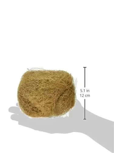 Bird Products BPV105 Sterilized Natural Coconut Fiber Bird Nest Excellent Toy nesting easier 30g
