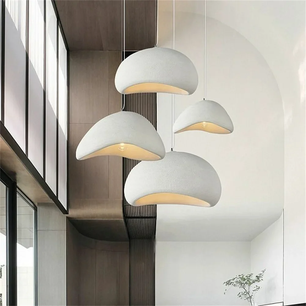 Pendant Lights Ceiling Light Pendant Lamp Chandelier Lighting Modern Nordic Wabi Sabi Wind Led Ceiling Chandeliers Lustre Living Dining Room Home Decor Lights Bar Bedroom Loft Pendant Lamps