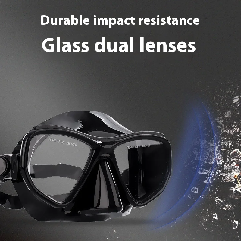 WAVE Quality Snorkeling Glass Eyewear Mask Diving Goggles Snorkel Snorkel Snorkeling Goggles Set Diving Supplies