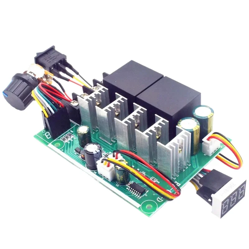 PWM speed controller DC motor Digital display 0~ adjustable drive module Input MAX60A 12V 24V