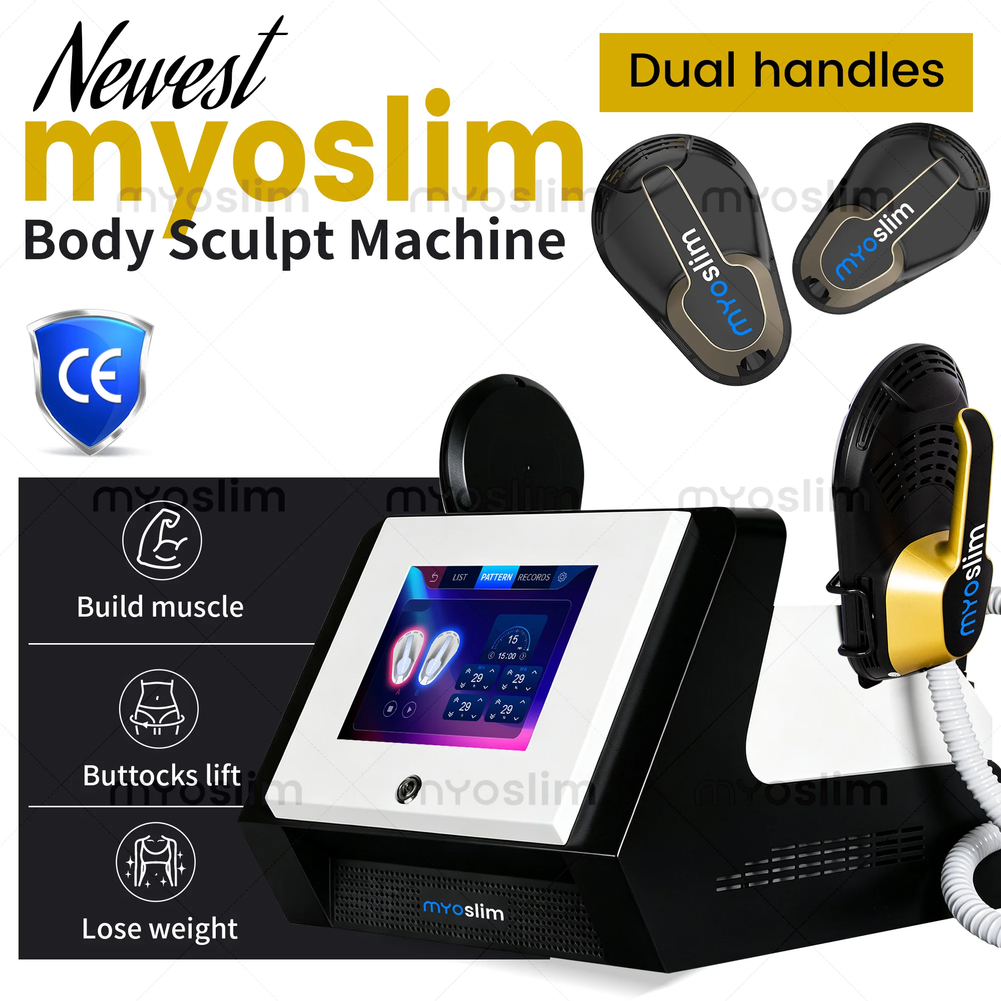 MYOslim NEO Professional 6500W  EMS RF Nova Body Slimming Sculpting Machine Muscle Building Fat Burning EMS Equipment 1