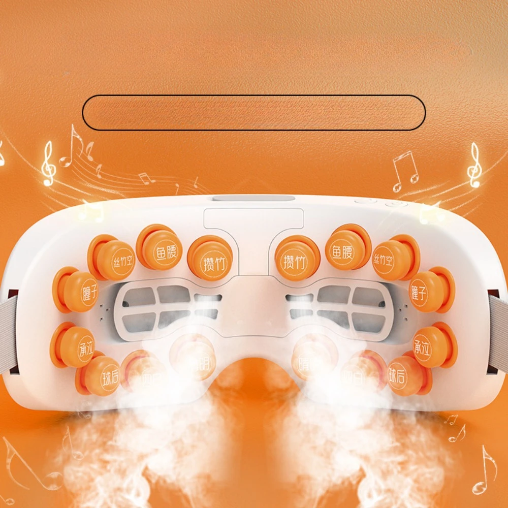 Portable Eye Massager 9D Smart Airbag Vibration Eyes Care Instrument Hot Compress Bluetooth Eyes Massage Glasses Fatigue Wrinkle 2