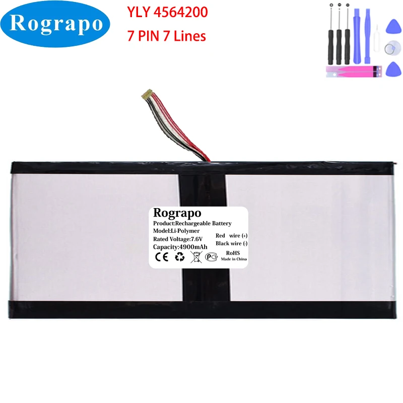 Bateria do Portátil do Tablet pc Novo 7.6v 4900mah Yly 4564200
