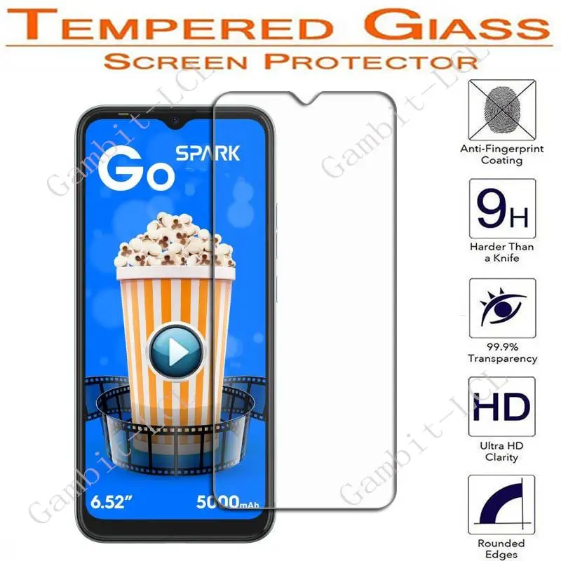 Protector De Pantalla De Vidrio Templado De 7 ", Cubierta De Película