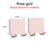 2 PCS Rose Gold