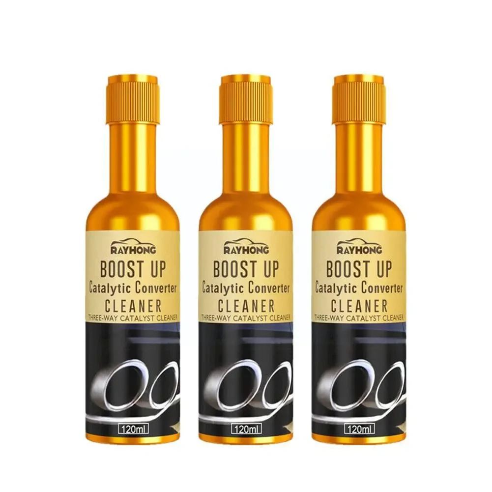 Catalytic Converter Cleaner 120ML Car Catalytic Converter Cleaners Automotive Catalytic Converter Universal Gasoline Car Catalyst Engine Booster Cleaner