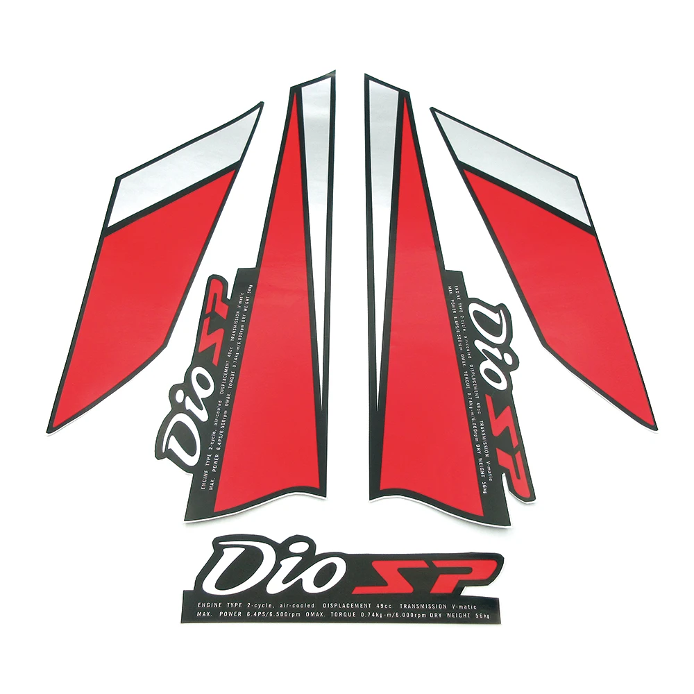 For Honda Dio Sp Sr Dio50 Af17 Af18 Af27 Af28 Glue Decorative Decals Logo Sticker Motorcycle Scooter Whole Body Fairing Stickers Decals Stickers Aliexpress