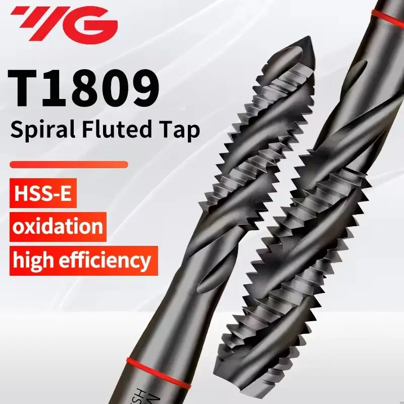 Korea YG T1809 Spiral Fluted Tap Machine Thread Tap