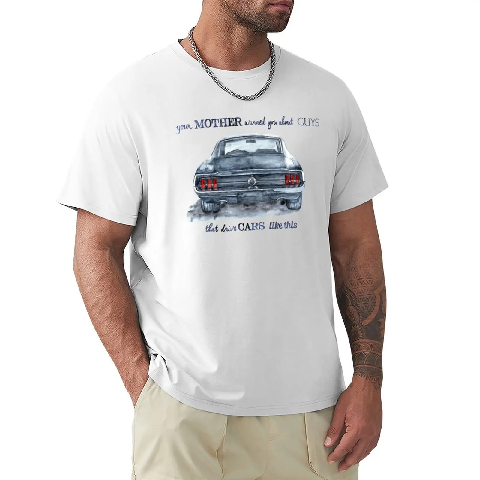 

Mustang T-Shirt quick-drying blanks men clothes