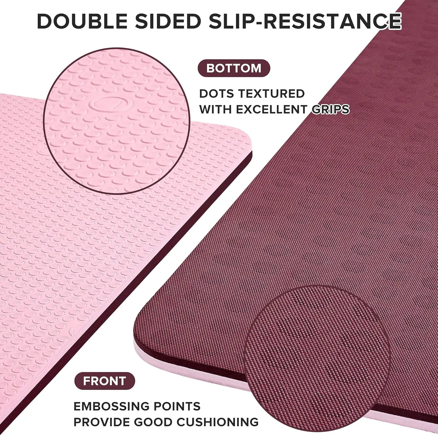 Extra Thick Non-Slip Yoga Mat 2