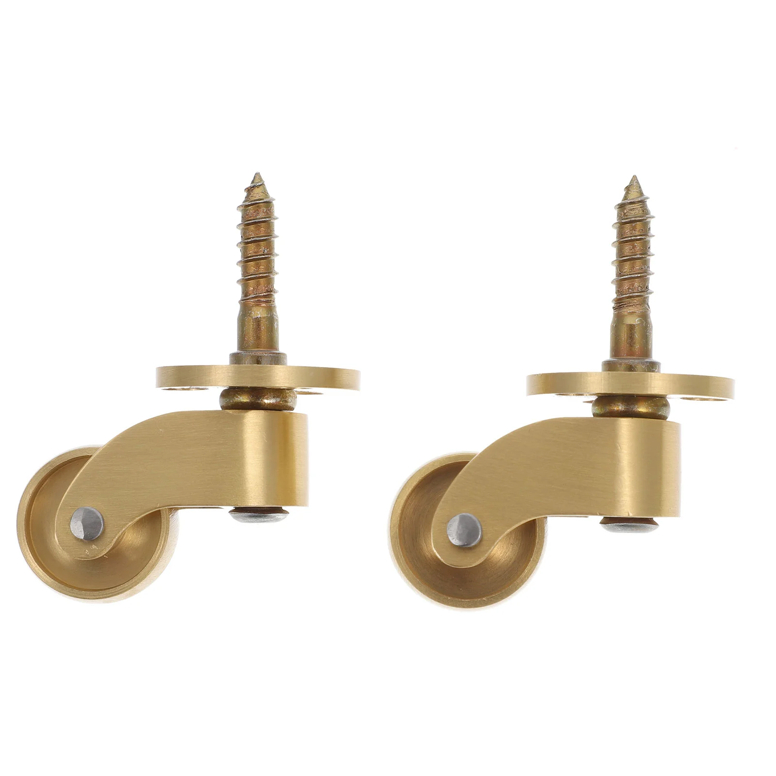 

Furniture Swivel Casters Chair Stem Pulley Wheels Sofa for Brass Heavy Duty Universal Small