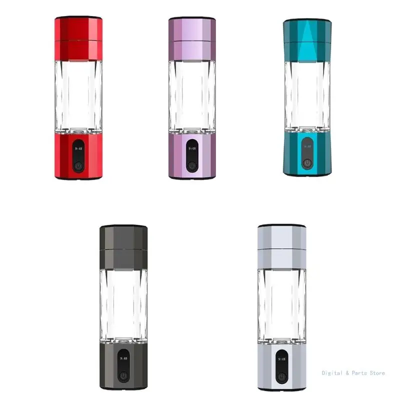 

M17F 208ml Hydrogen Water Bottle PEM Electrolysis Hydrogen Generator 10000PPB LED Display Rechargeable Hydrogen Water Bottle