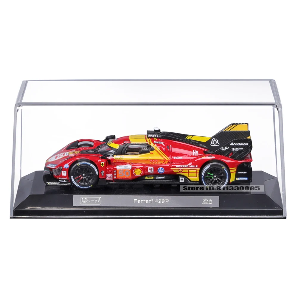 Luxury Diecast Ferrari 2024 499P with Acrylic Display