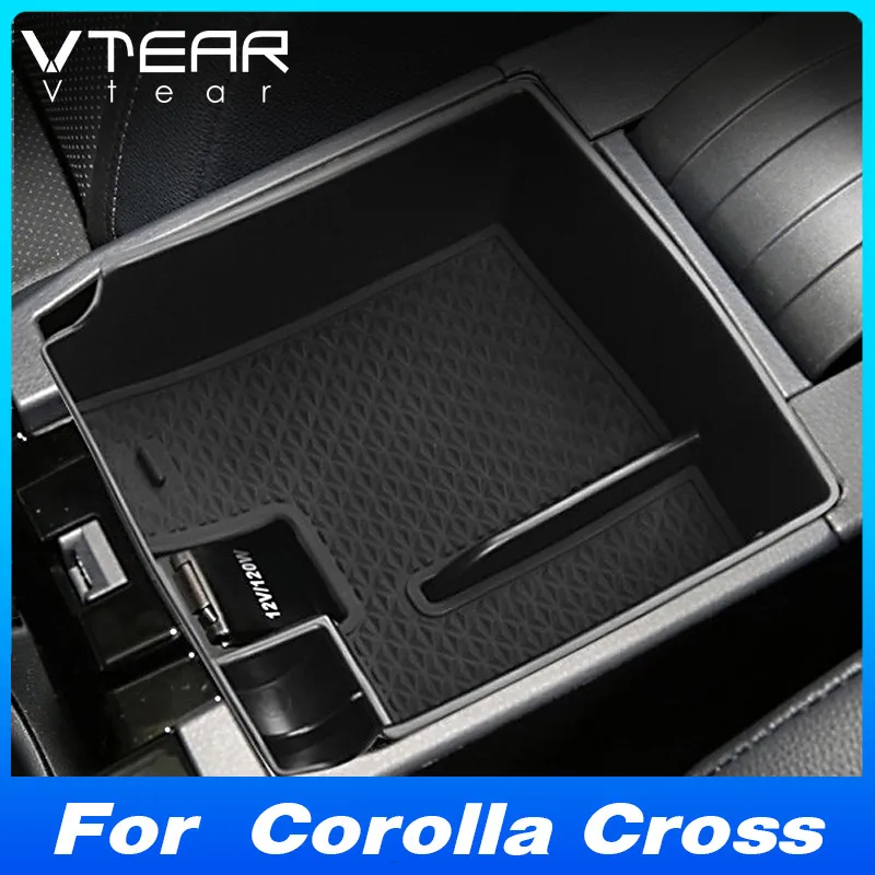Vtear Car Bracciolo Storage Box Center Console Interior Styling Container Organizer Accessori Parte Per Toyota Corolla Cross 2023