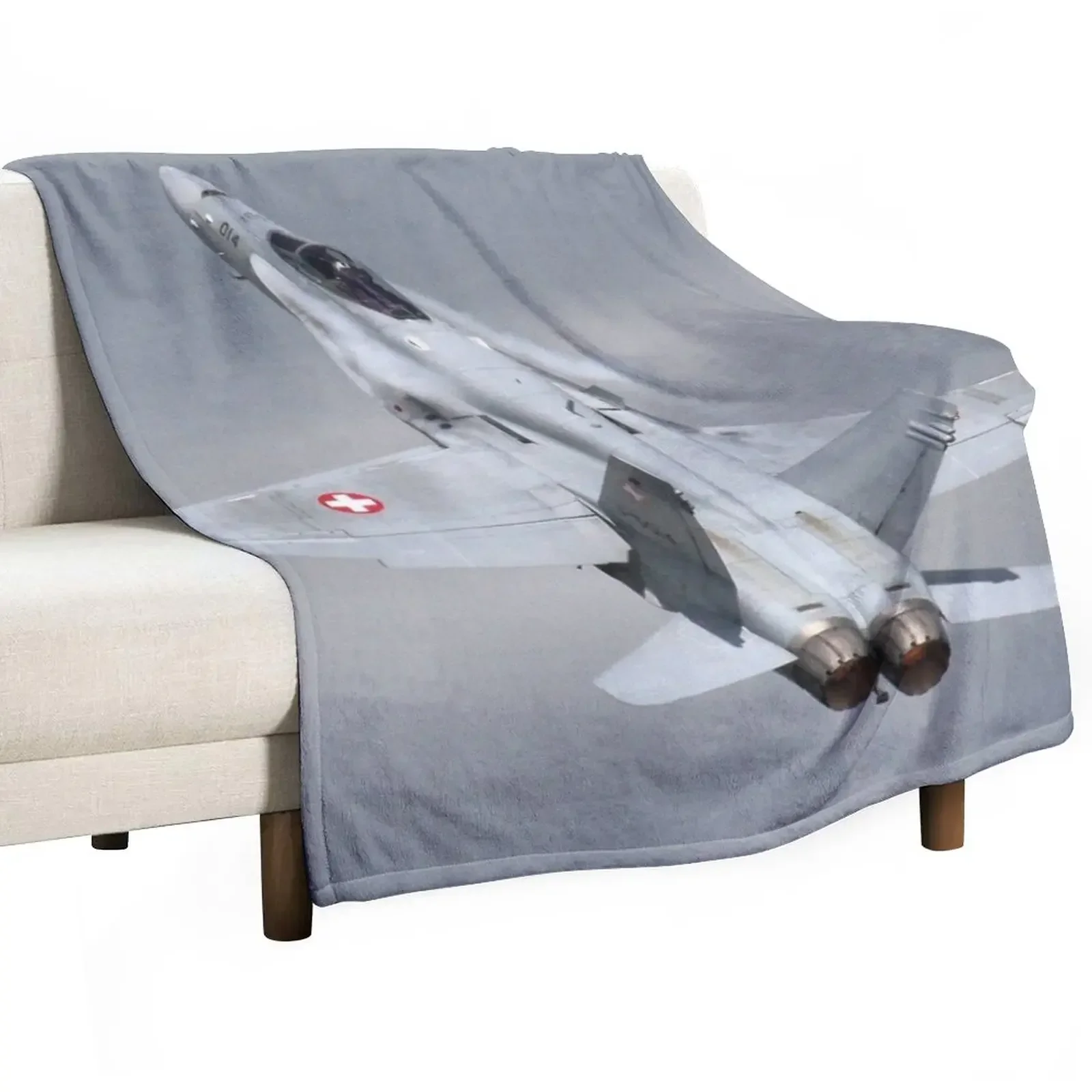 

F-18 Hornet Vapour Climb Throw Blanket Sofa Hairys Bed Blankets