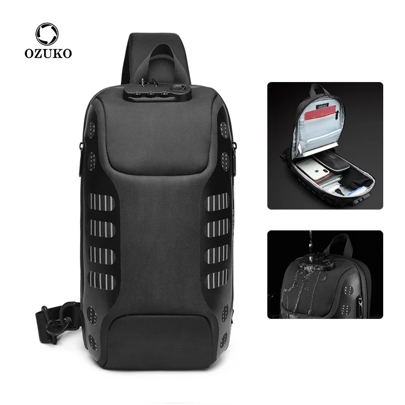 Waterproof Crossbody Bag for Men Short Trip