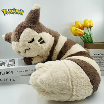 45cm Pokemon Furret Plush Toys Kawaii Sleep Furret Plush Doll Soft Stuffed Cartoon Cute Elf Neck Pillow Birthday Gift For Girls 2