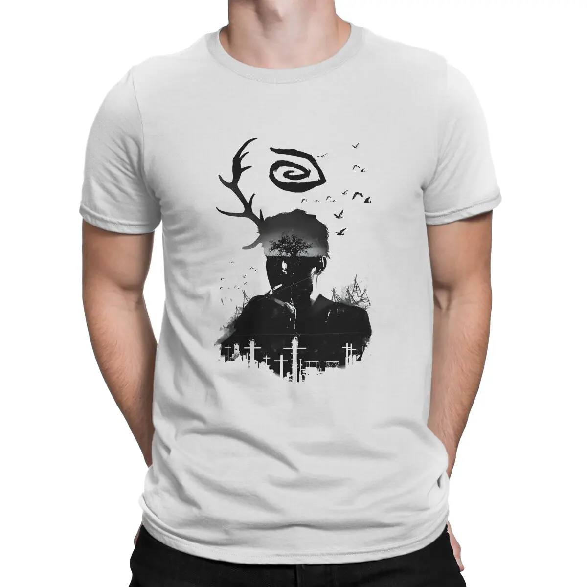 Футболка с изображением детектива ржавчины, хипстерская футболка в стиле Харадзюку Футболка с изображением детектива ржавчины, хипстерская футболка в стиле Харадзюку