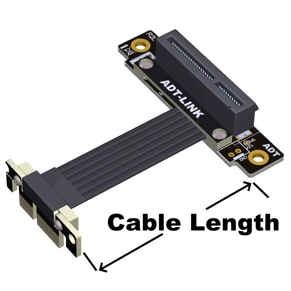 Cavo Riser PCIE 4.0 X16 Jectse – Prolunga Bifacciale Ad Alta Velocità 20 Cm Per GPU RTX 4090, 7900 XT