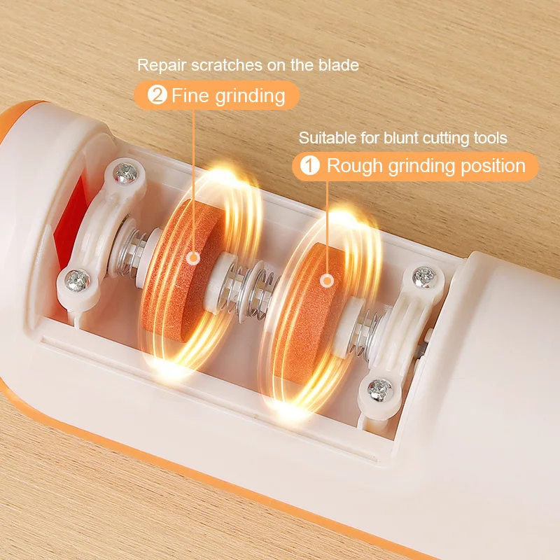 4단 기어 전동 칼갈이, 다기능 자동 전문 주방 칼갈이, 가정용 빠른 연마 도구 포트