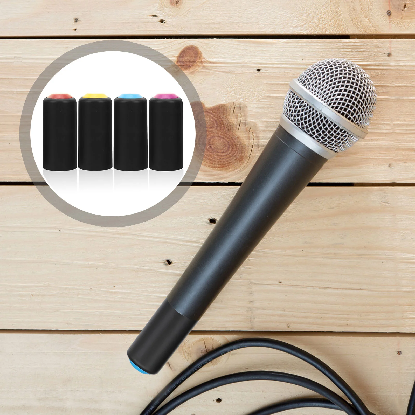 

Microphones Battery Cover Wireless Mic Battery Screw on Cap Compatible for PGX24/SLX24/PG58 microphone battery tail cover