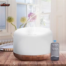 

Air Humidifier Essential oil diffuser 300ML 500ML Ultrasonic Cool Mist Maker Fogger Humidifier LED Lamp Aroma Diffuser Electric