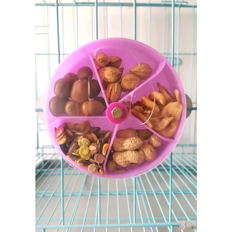 Toy Parrot Toy Chewing Rotate Pet Parrot Toys Wheels Bite Birds Foraging Food Box Cage Feeder birds accessoires parrot toy bird toy bird cage accessories